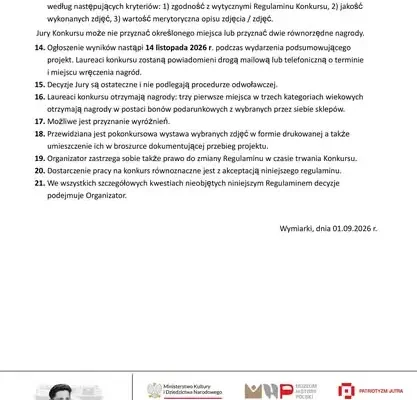 Konkurs fotograficzny dla młodzieży z Gminy Wymiarki – szansa na własną wystawę