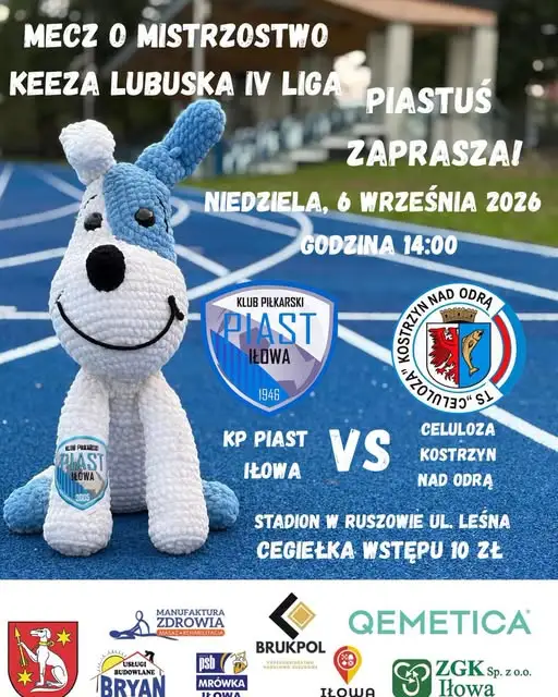 Piast Iłowa podejmie Celulozę Kostrzyn – zapowiedź meczu i transmisja