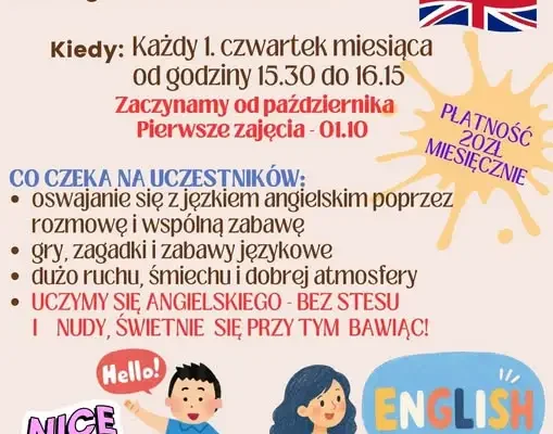 Nowe sekcje w GOKiB w Wymiarkach – angielski, kreatywność i magia szkła