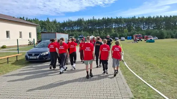 Młodzieżowa Drużyna Pożarnicza z Iłowej walczy dziś w zawodach OSP Lipna