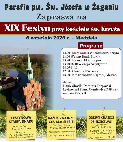 XIX Festyn Parafialny w Żaganiu z Rafałem Brzozowskim