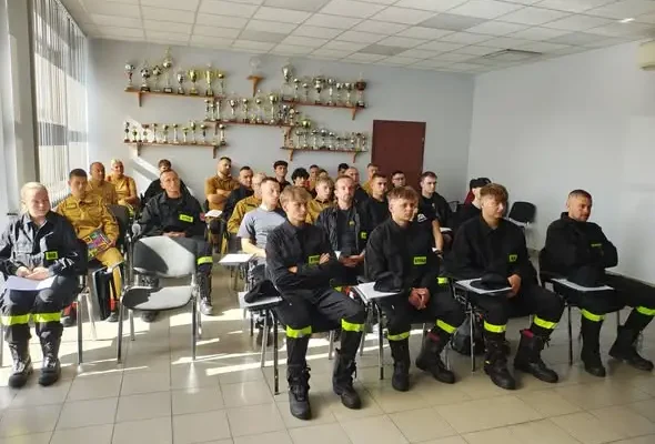 Rozpoczęcie szkolenia podstawowego strażaków OSP w Żaganiu