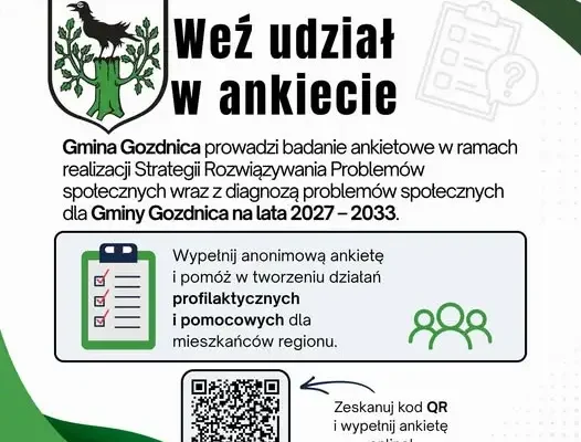 Gozdnica pyta mieszkańców o problemy społeczne. Ruszyły ankiety do strategii na lata 2027–2033