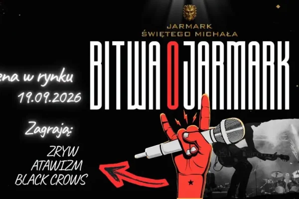 Bitwa o Jarmark: znamy zespoły, które zagrają na scenie w rynku