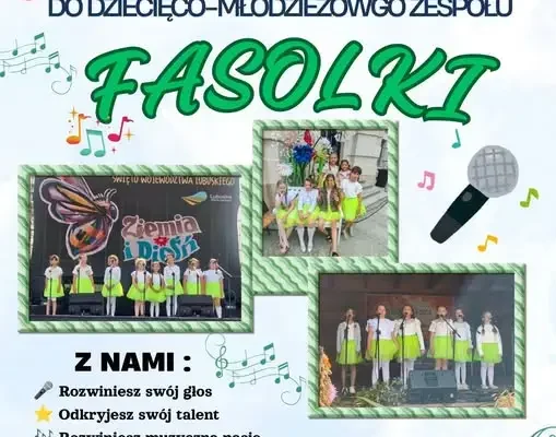 Małomicki Ośrodek Kultury zaprasza na nabór do zespołu FASOLKI