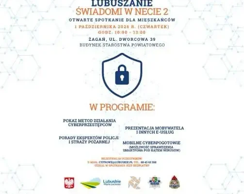 Żagań: spotkanie o cyberbezpieczeństwie i bezpieczeństwie codziennym już 1 października
