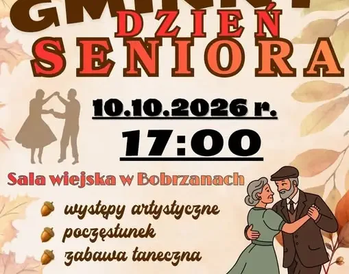 Gminny Dzień Seniora w Bobrzanach – zapisy już od 14 września