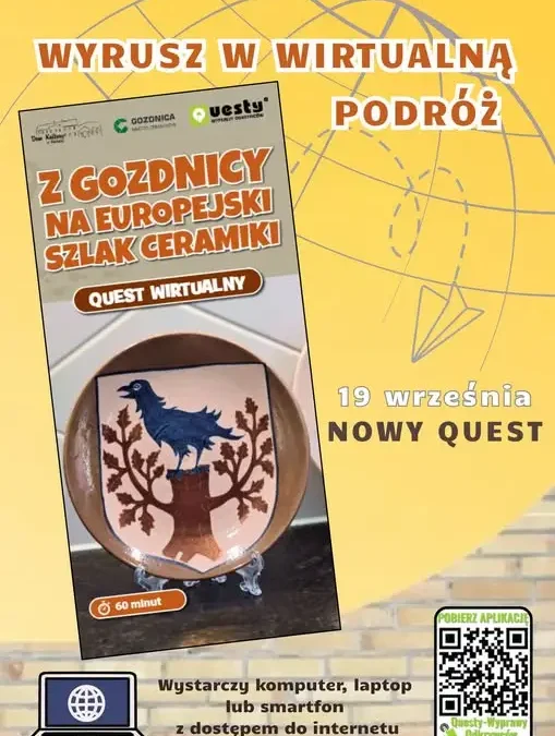 Wirtualny quest „Z Gozdnicy na Europejski Szlak Ceramiki” już dostępny