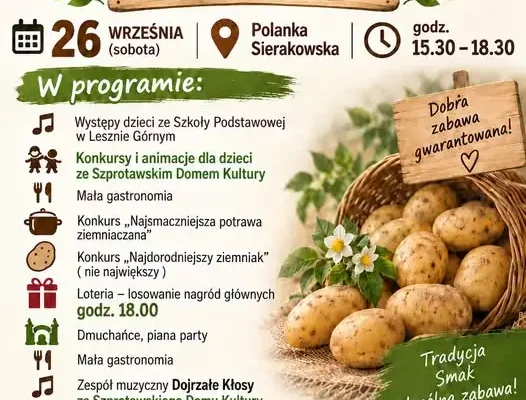 Święto Ziemniaka w Sierakowie – rodzinna sobota na Polance Sierakowskiej