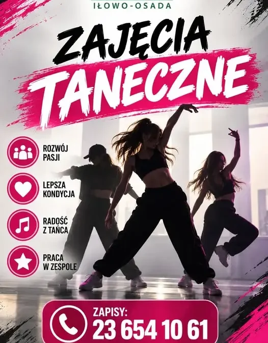 Zajęcia taneczne w GOKiS Iłowo-Osada – zapisy trwają