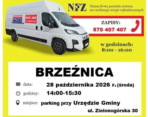 Bezpłatne badanie wzroku w Gminie Brzeźnica – 28 października 2026