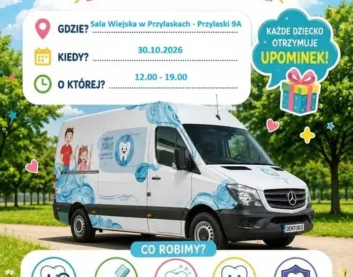 Dentobus w Przylaskach – bezpłatna opieka stomatologiczna dla dzieci