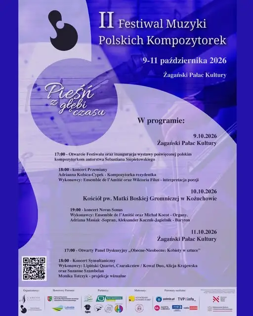 II Festiwal Muzyki Polskich Kompozytorek „Pieśń z głębi czasu” w Żaganiu