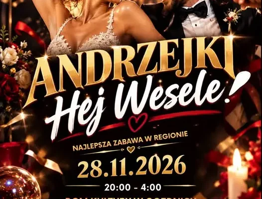 Bal Andrzejkowy „Hej Wesele!” w Gozdnicy – 28 listopada 2026