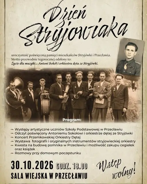 Dzień Stryjowiaka w Przecławiu – wieczór wspomnień o Antonim Sokole i orkiestrze ze Stryjówki