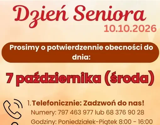 Dzień Seniora w Małomicach – potwierdź obecność do 7 października
