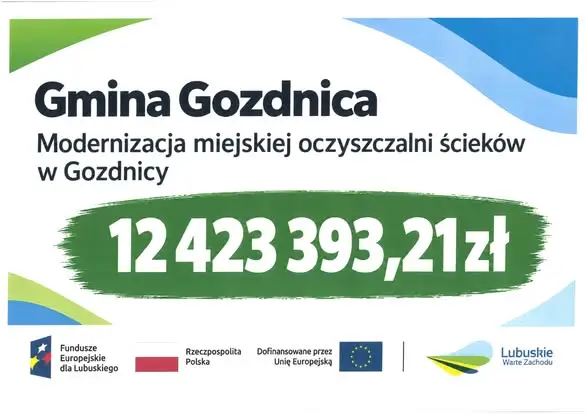 Gozdnica modernizuje oczyszczalnię ścieków. Mieszkańcy zapłacą mniej za szamba