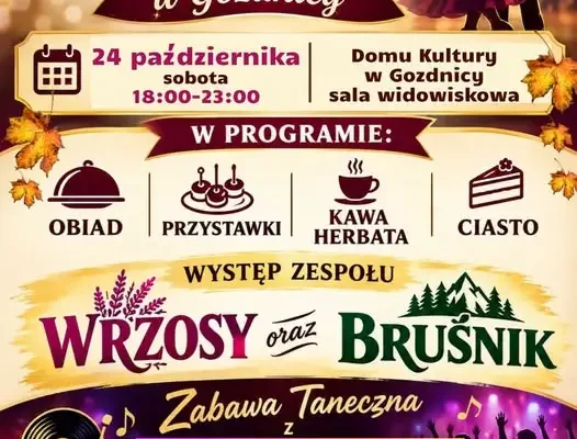 Bal Seniora w Gozdnicy – zapisy trwają, zostało 100 miejsc