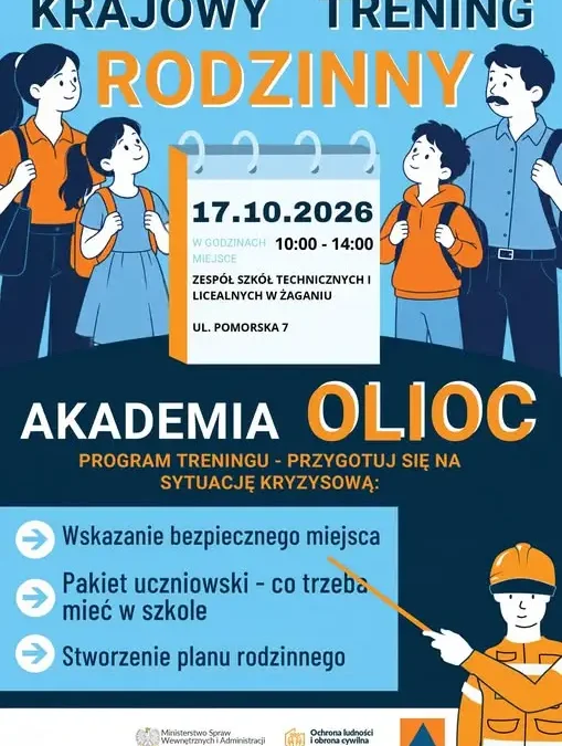 Krajowy Trening Rodzinny w Żaganiu – przygotuj się na sytuację kryzysową