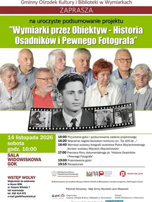 Wymiarki: uroczyste podsumowanie projektu „Wymiarki przez Obiektyw” – premiera filmu i wernisaż