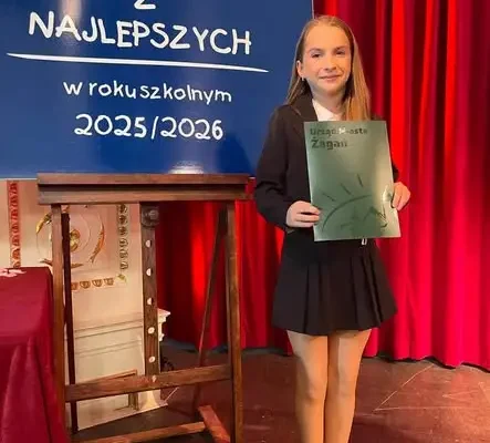 Aleksandra Gierat ze stypendium I stopnia Burmistrza Miasta Żagań