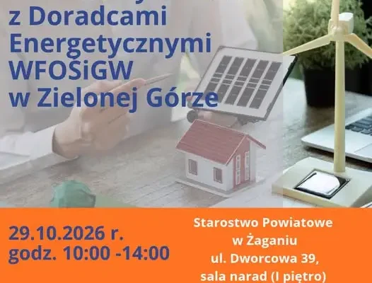 Bezpłatne konsultacje energetyczne w Żaganiu – już w czwartek
