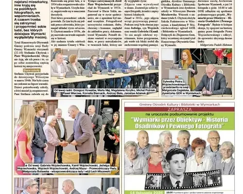 Gmina Wymiarki uczci pamięć pierwszej osadniczki i fotografa. Podsumowanie projektu już 14 listopada