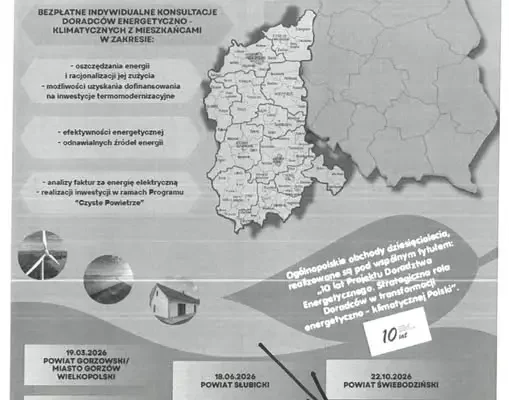 Bezpłatne porady energetyczne w Żaganiu – 29 października
