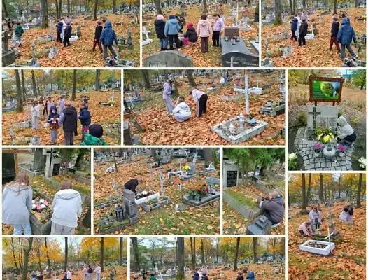Wolontariusze PCK porządkowali groby przed Wszystkimi Świętymi