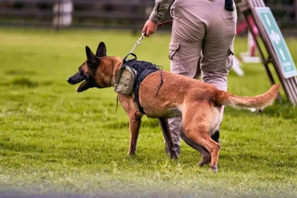 Żagańska policjantka szkoliła psa służbowego w Szwecji w ramach projektu TROPIK-9